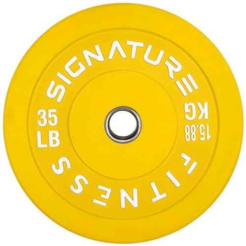 Fitvids 2" Olympic Bumper Plate Weight Plates with Steel Hub, Single, Pair or Set