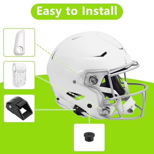 Riddell Speedflex Football Helmet Repair Kit | Replacement Hardware & Chin Strap