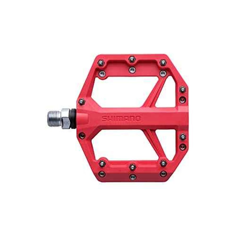 SHIMANO PD-GR400 Flat Pedal, Red