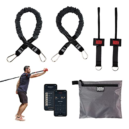 ChopFit Resistance Bands Set, Portable at Home Gym Workout Equipment, Premium Exercise Bands with Door Anchor, Strength Training Home Exercise Workouts for Men & Women | Great for Physical Therapy