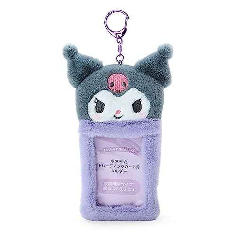 Sanrio Boa Fabric Trading Card Holder, Grey, Purple, Small, Chromi