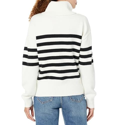 Karl Lagerfeld Paris Women's Stripes Pailletes Top