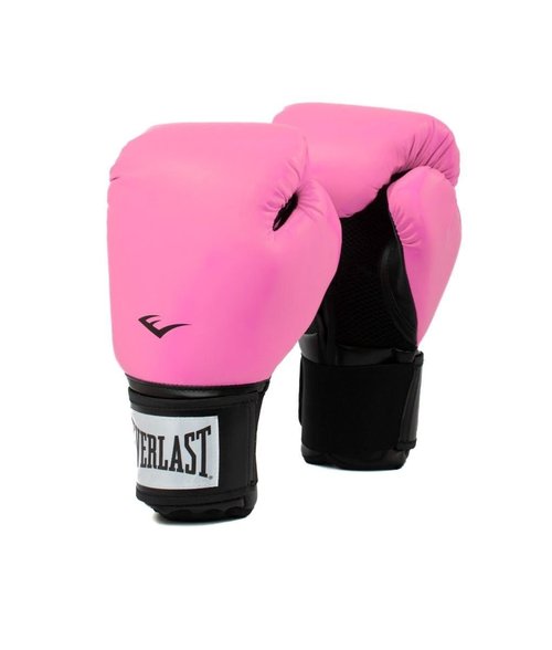 Everlast Prostyle 2 Boxing Gloves, Entry Level Training Gloves for Men and Women, Secure Fit Hook and Loop Closure & Ventilation, Heavy Bag & Speedbag Training 8 oz (Pink)