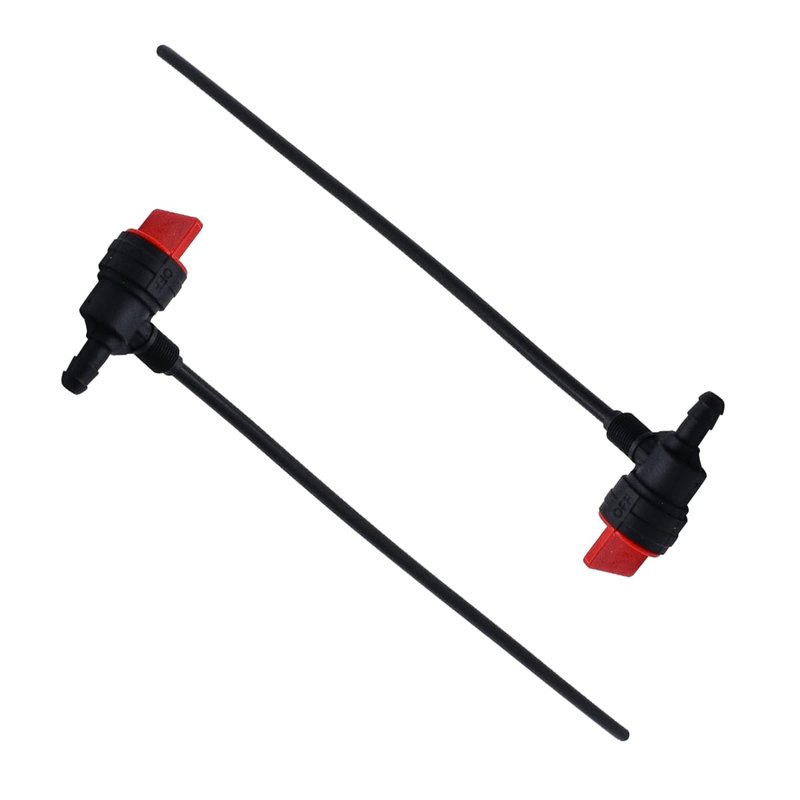 Cylinman 101896901 Fuel Pickup Tube with Shut Off Valve Fit for Golf Cart Club Car DS Precedent Gas Model 1018969-01 2pcs