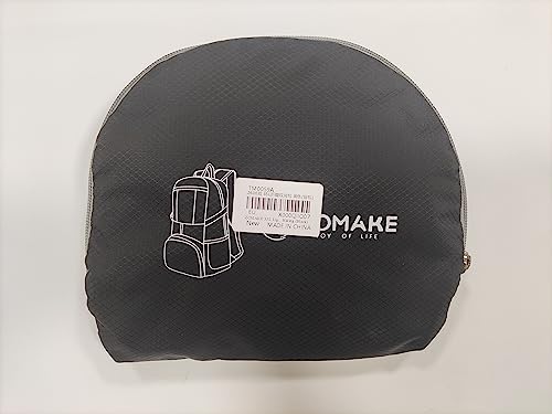 ZOMAKE Lightweight Packable Backpack 35L - Light Foldable Backpacks Water Resistant Collapsible Hiking Backpack - Compact Folding Day Pack for Travel Camping(Black)