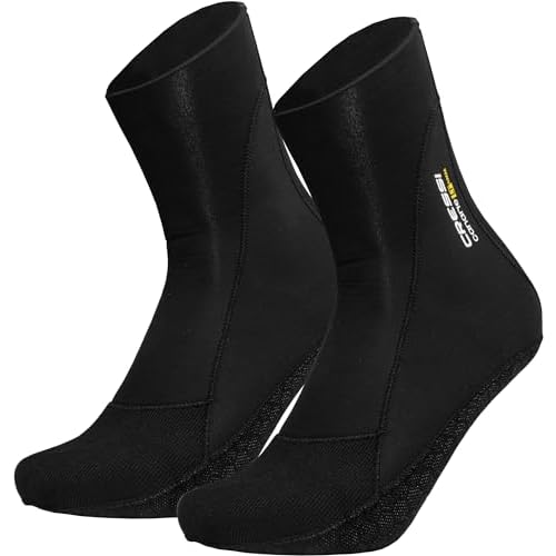 Cressi Neoprene Diving Socks- For Warmth and Protection While Scuba Diving or Freediving - Canarie LT - Designed in Italy