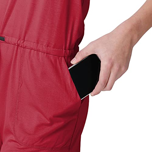 FOCO Women's Team Logo Drawstring Jumpsuit Romper