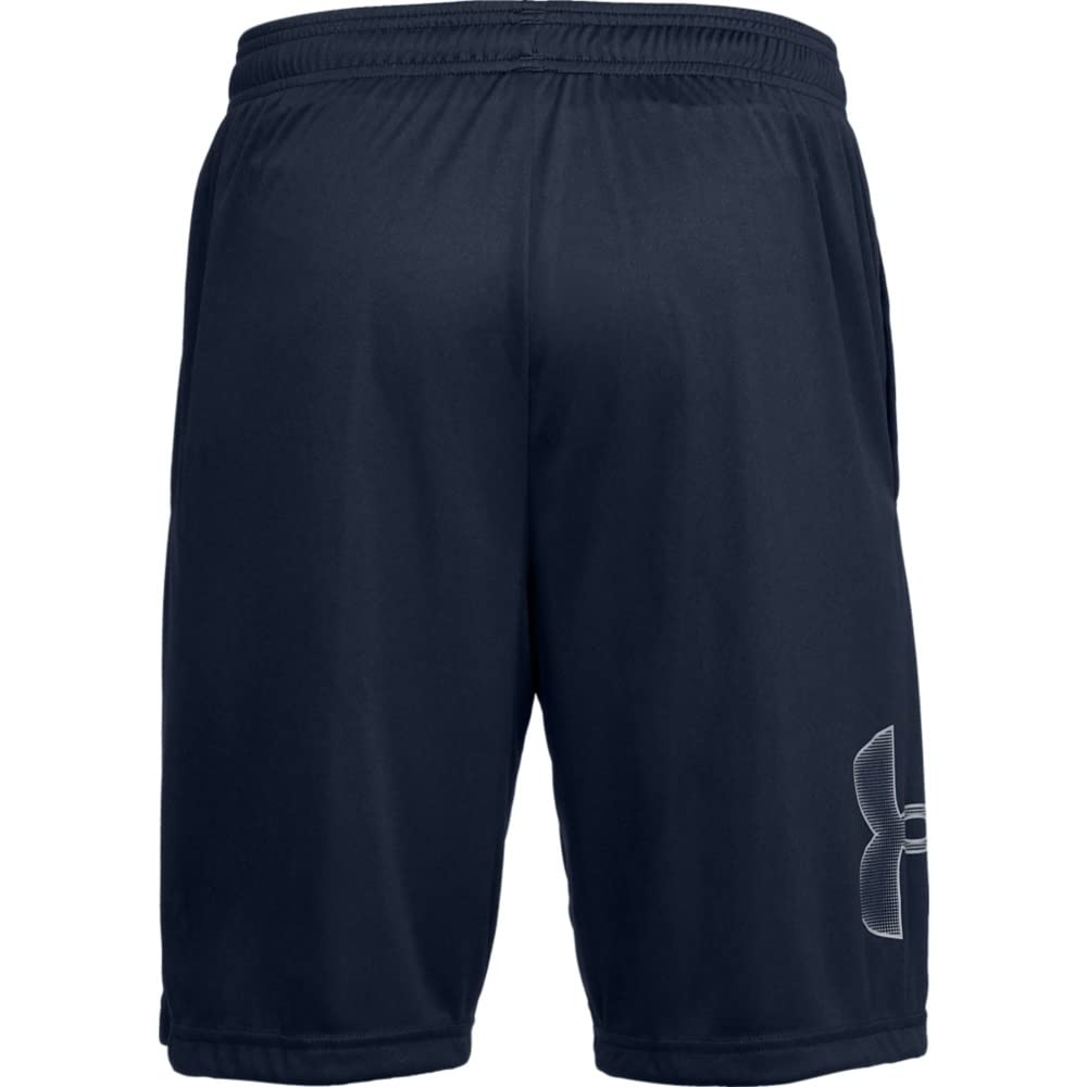 Under Armour Men's Tech Graphic 10" Shorts, Academy Blue (409)/Steel, 4X-Large Tall