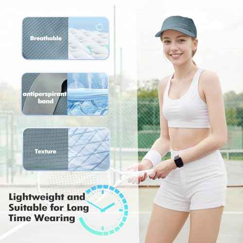 Sukeen Lightweight Sun Hat for Women Men,Quick Drying Baseball Cap UPF50+ Running Hats Foldable Sport Cap for Outdoor Daily