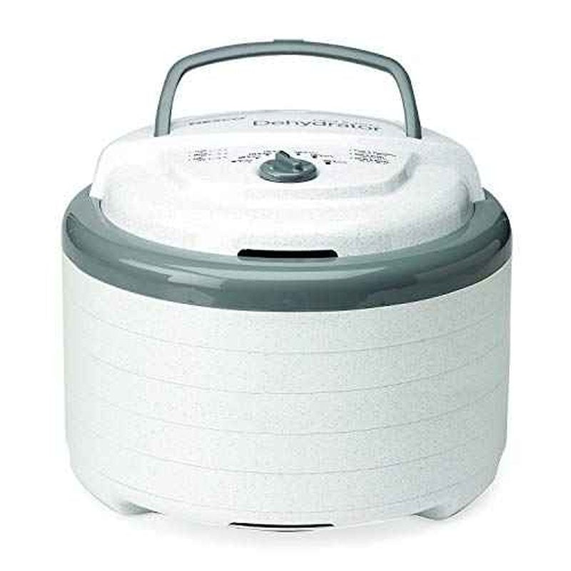NESCO FD-75A Snackmaster Pro Food Dehydrator, For Snacks, Fruit, Beef Jerky, Gray
