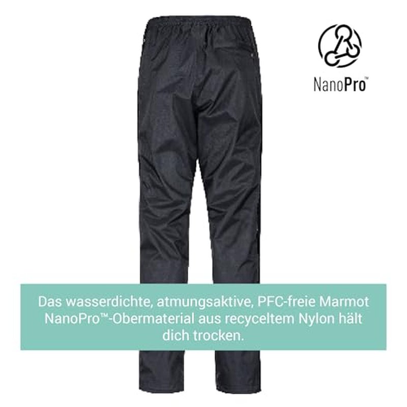 MARMOT Mens Precip Eco Full Zip Pants