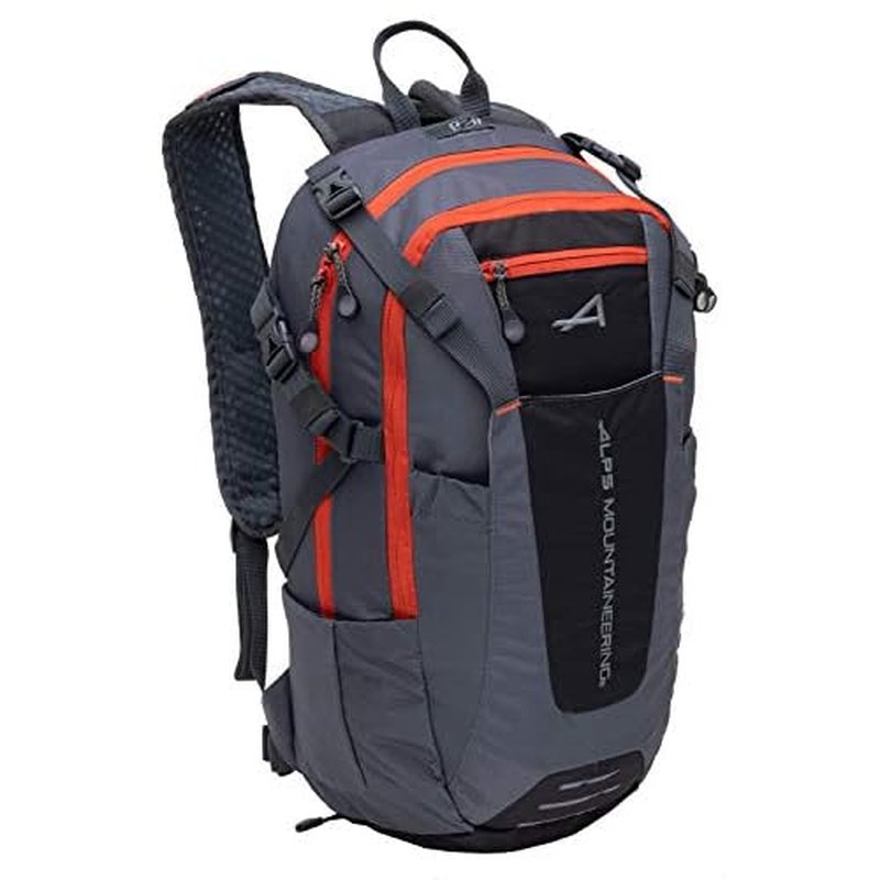 ALPS Mountaineering Hydro Trail 15L Backpack - Gray/Chili