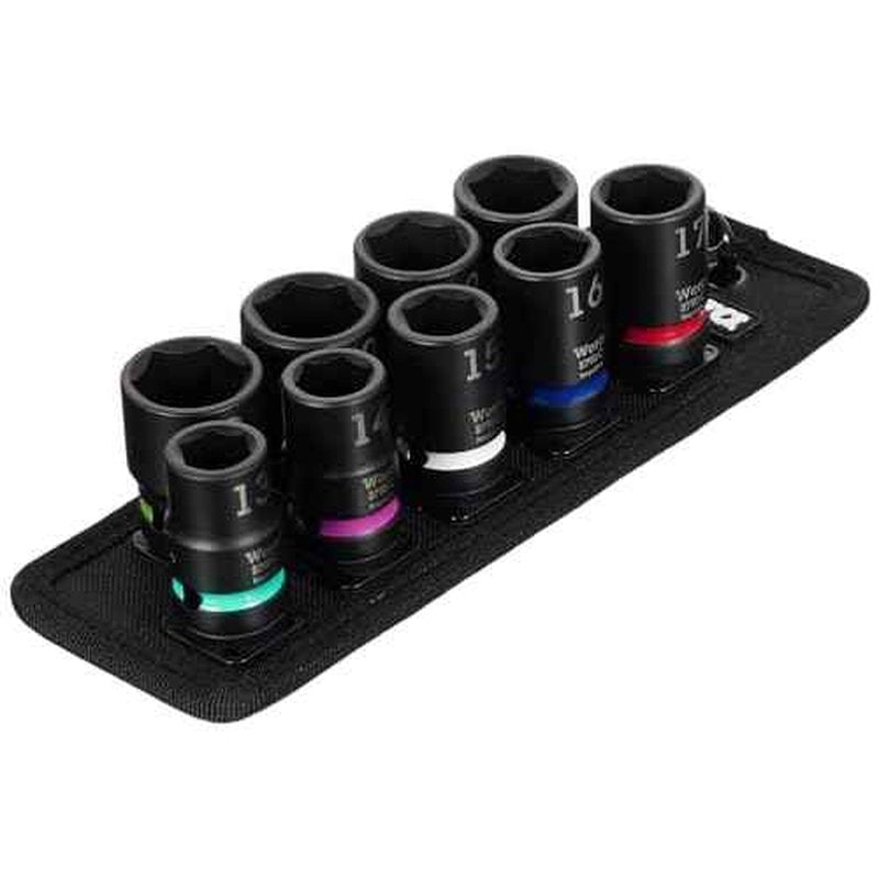 Wera 5004580001 Belt C Impaktor 1 Socket set, 1/2" drive, 9 pieces