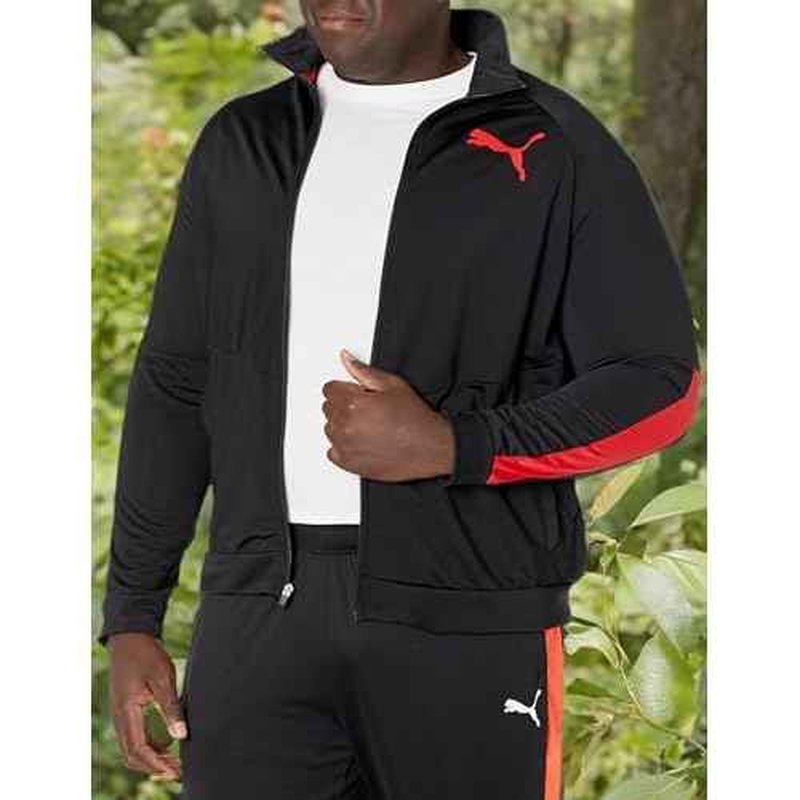 PUMA mens Camo Blocked Contrast Jacket