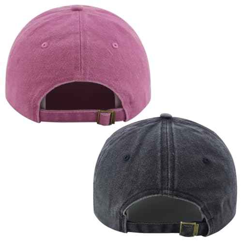 SHANVANKE 2PCS Dad and Mom EST 2025 Hats for Men Women, Funny Adjustable Cotton 3D Embroidered New Parents Gifts Baseball Cap