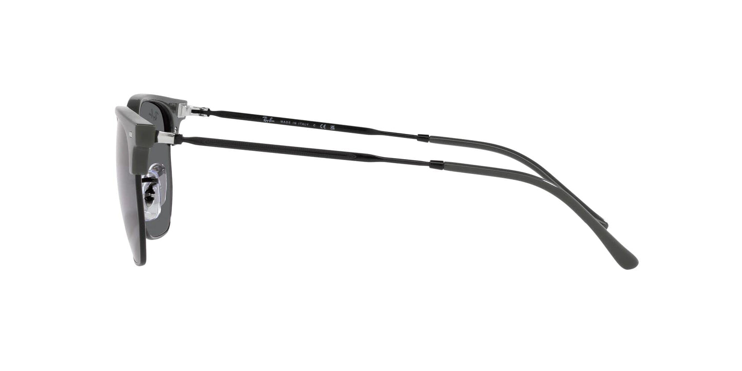 Ray-Ban RB4416 New Clubmaster 6653B1 53MM Grey On Black/Dark Grey Square Sunglasses for Men for Women