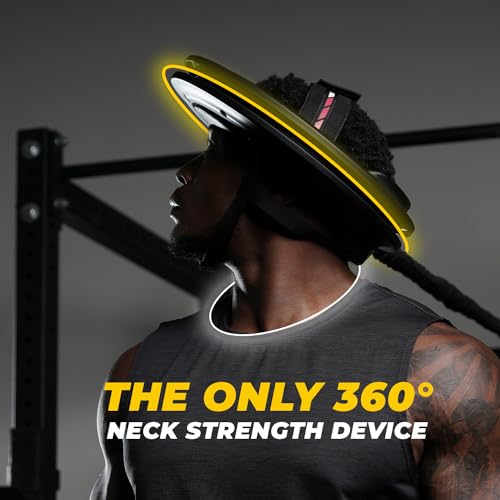 Iron Neck – Advanced Neck Strength Training Device and Rehabilitation Machine - Perform Neck Exercises and Stretches to Relieve Back and Neck Pain, Reduce Concussion Risk, and Improve Posture