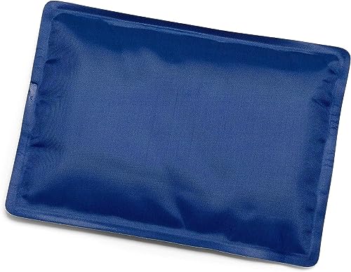 Cool Coolers by Fit & Fresh 2 Pack Soft Ice, Flexible Stretch Nylon Reusable Ice Packs for Lunch Boxes & Coolers, Geo & Navy