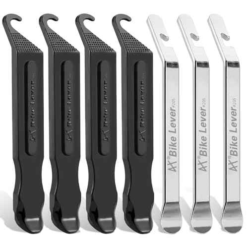 Premium Bicycle Tire Lever Tyre Spoon Iron Changing Tool, Bike Tire Levers Premium Stainless Steel Levers to Repair Bike Tube, Best Tire Changing Tool