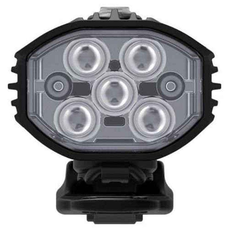 LEZYNE Fusion Drive Front Bicycle Light - Durable IPX7 Waterproof USB-C Rechargeable LED Bike Headlight with 3 Solid & 3 Flash Modes - Integrated Silicone Rubber Strap Mount - 500/600 Lumen Options