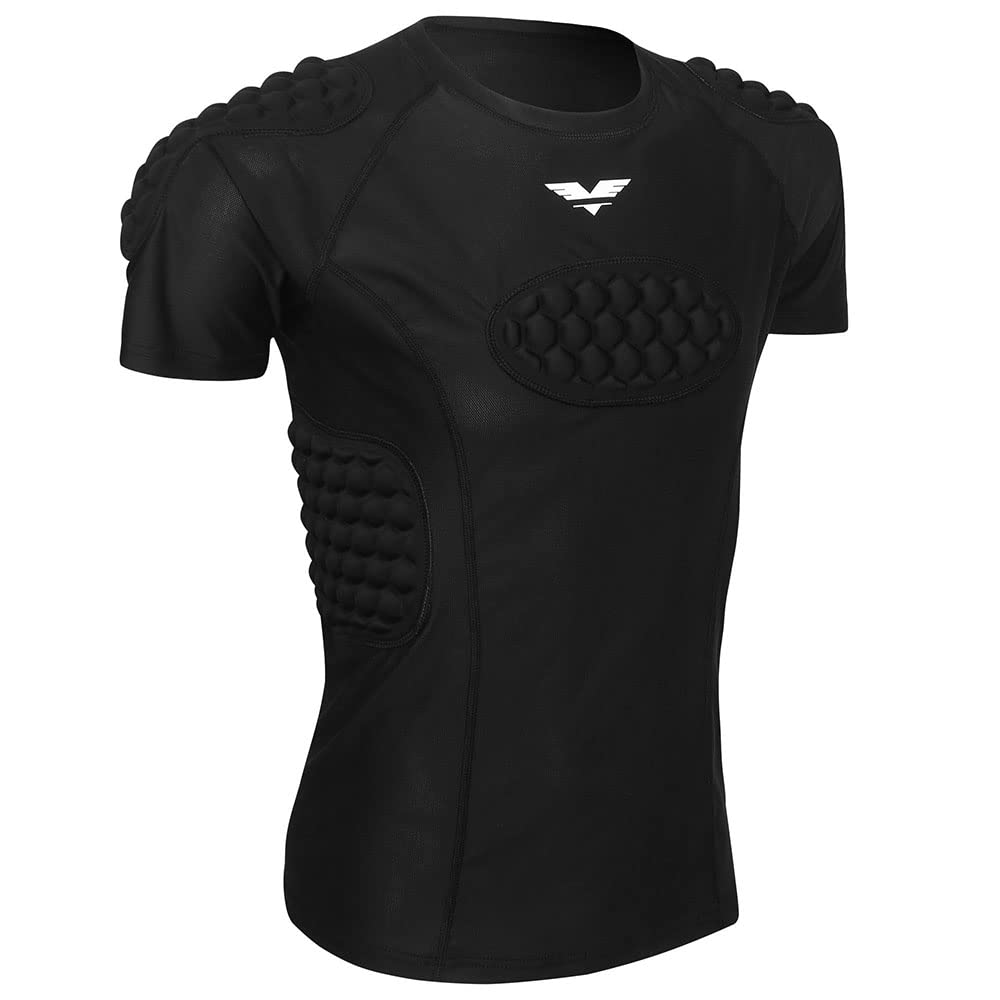 Victory Martial Arts Men's Padded Compression Shirt (Small)