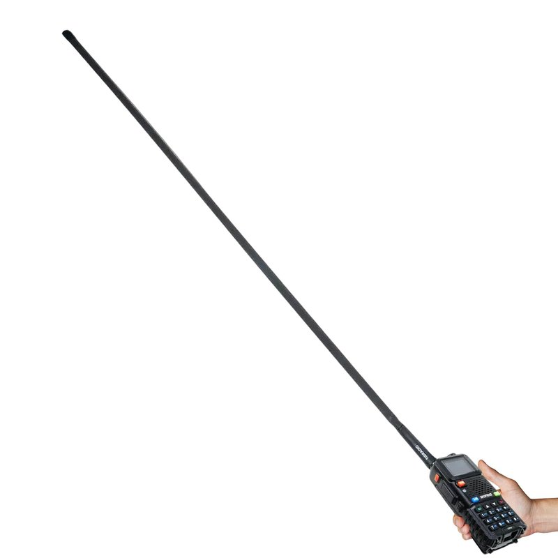 TIDRADIO Ham Radio Antenna,Gmrs Radio Antenna SMA-Female 42.5-inch Long Range Foldable CS Tactical Antenna for Baofeng UV32 UV-5R Mini 5RM BF-F8HP Pro K5PLUS UV-21R GM-15 Pro Radio Accessories-2Pack