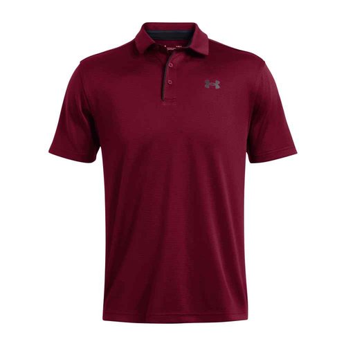 Under Armour Men's Tech Golf Polo, (625) Cardinal / / Black, 4X-Large