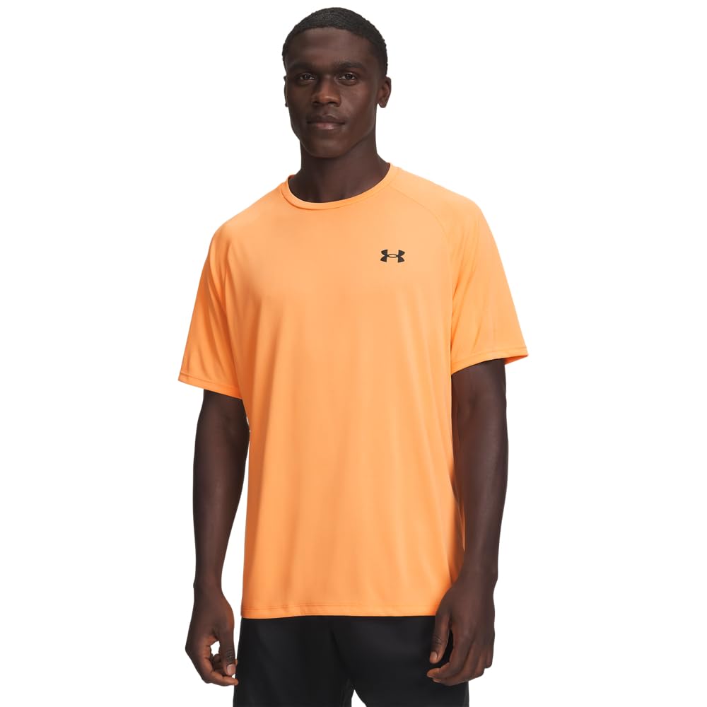 Under Armour Men's Tech 2.0 Short-Sleeve T-Shirt, (870) Orange Bloc / / Black, Large