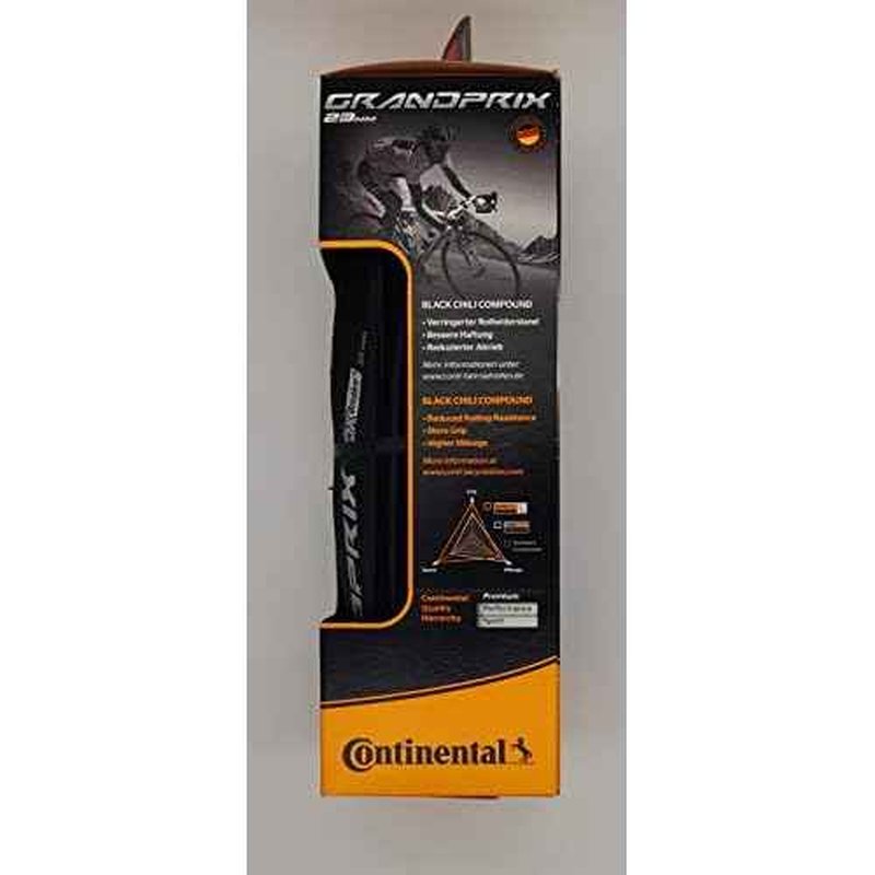 Continental Grand Prix All Rounder Bicycle 700x23 Black Chili Folding Clincher - Pair (2 Tires)