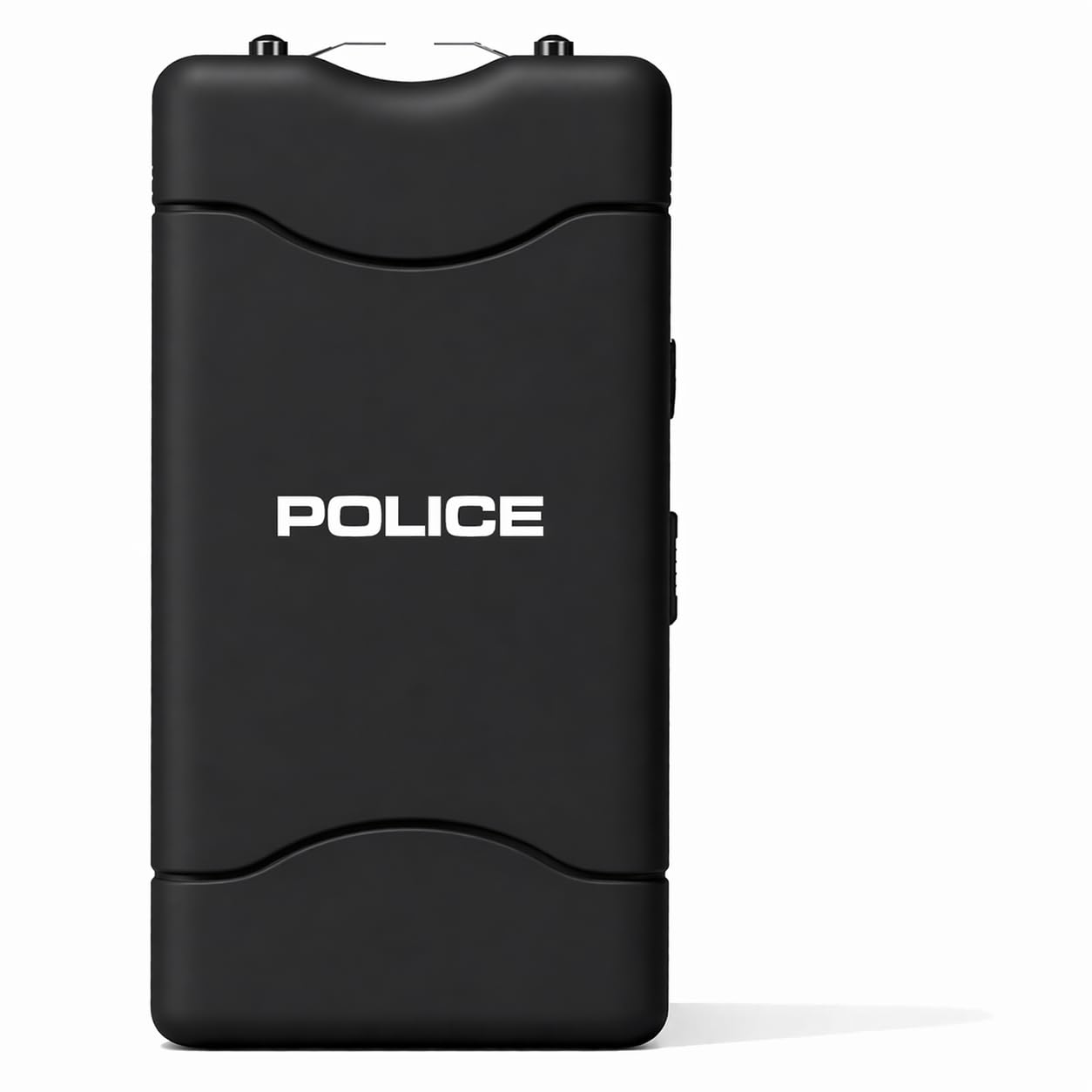 POLICE Stun Gun for Self Defense 800 Mini Rechargeable LED Flashlight Black