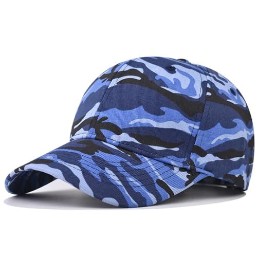 Camo Baseball Cap for Men Women Adjustable Cotton Army Military Hat Dad Hats for Hunting Fishing Outdoor Sport