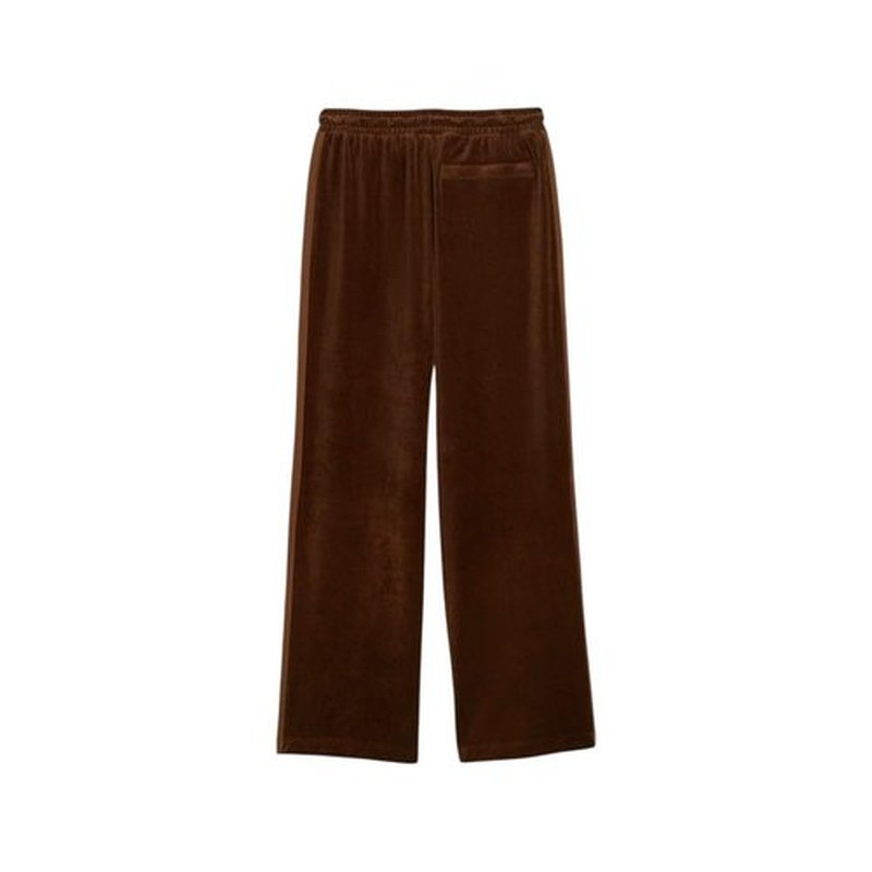 PUMA Men's Iconic T7 Oversized Velour Track Pants, Espresso Brown AW24, Medium