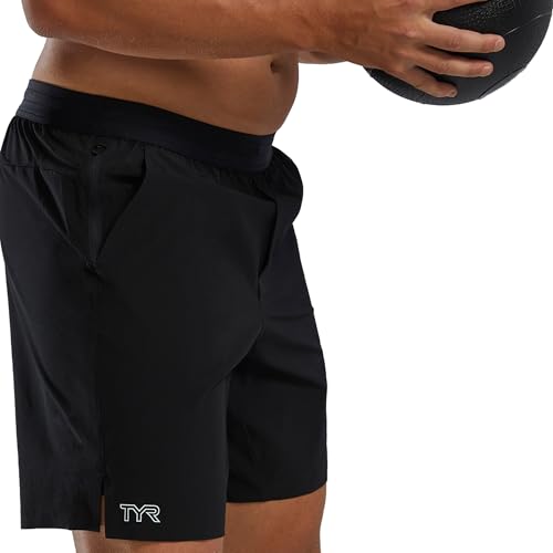 TYR Men's Athletic Performance Workout Lined Short 9"