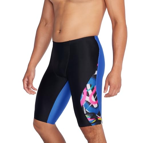 Speedo Men's Swimsuit Jammer Eco ProLT Printed Team Colors