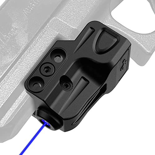 Gmconn Blue Laser Sight for Pistol Low Profile Blue Beams for Guns Handguns with 0.9 Inch Installation Space