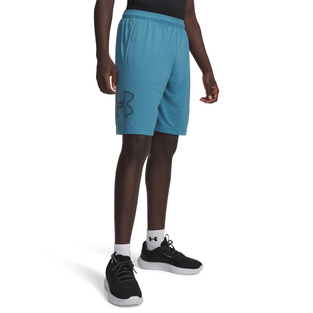 Under Armour Men's Tech Graphic 10" Shorts, (469) Boundless Blue / / Black, Small