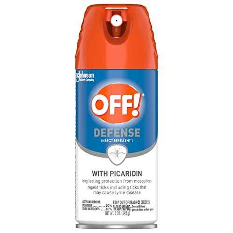 OFF! Defense Insect Repellent Aerosol with Picaridin, Bug Spray with Long Lasting Protection from Mosquitoes, 5 oz