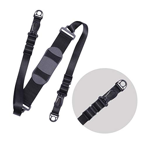 Epessa Kick Scooter Shoulder Strap, Adjustable Carrying Strap with Non-Slip Shoulder Pad for Beach Chair, Ski Board, Electric Scooter, Camp Chair, Kids Bikes, Foldable Bikes, Balance Bikes,Yoga Mat