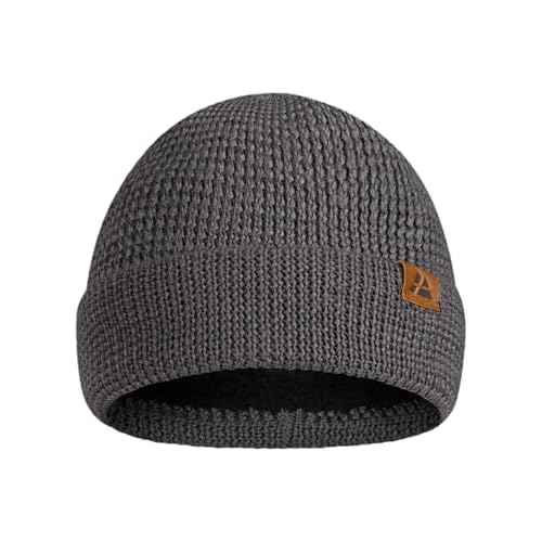 DANISH ENDURANCE Merino Wool Beanie for Men & Women, Warm Knitted Winter Hat