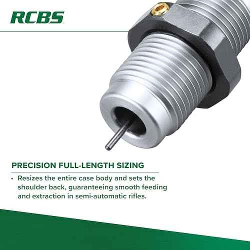 RCBS Small Base Sizer .308 Win, Small Base Sizing Die for .308 Winchester Semi-Auto Rifles