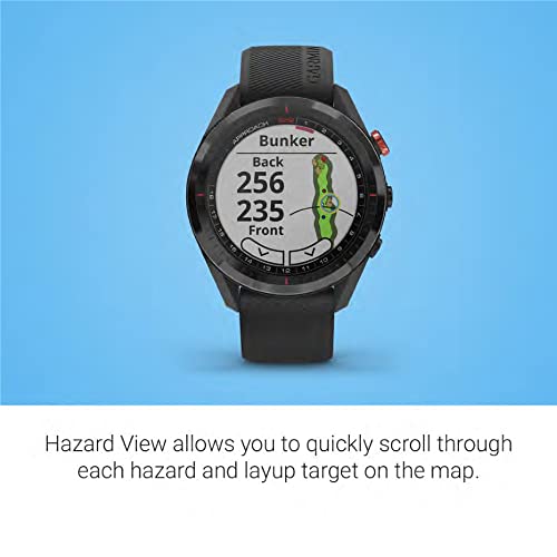 Garmin 010-02200-00 Approach S62, Premium Golf GPS Watch, Built-in Virtual Caddie, Mapping and Full Color Screen, Black