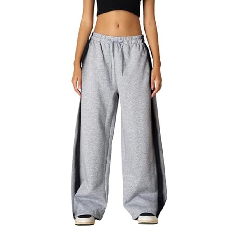 Aelfric Eden Wide Leg Sweatpants Women Baggy Graffiti Heart Lounge Pants with Pockets