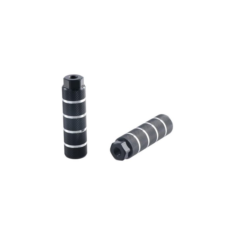 Pokinge 1 Pair Aluminum Alloy Bike Pegs, Anti-Skid Bicycle Pegs BMX Bicycle Rear Stunt Studs Pegs Lead Foot Bicycle Pegs Suitable for 3/8 inch Axle