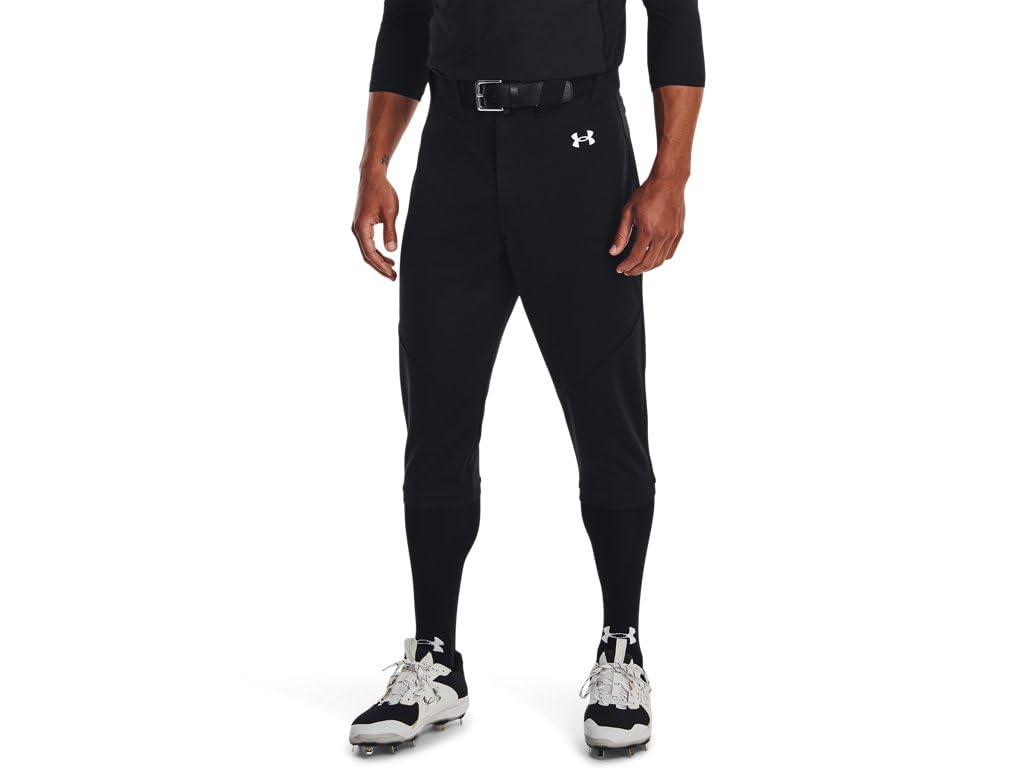 Under Armour Men's Utility Baseball Knicker 22, (001) Black / / White, Medium