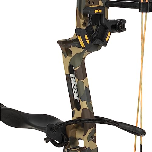 Bear Archery Legit Ready to Hunt Compound Bow Package for Adults & Youth, Right Hand, Fred Bear