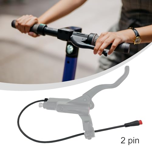 Ebike Brake Sensor, Magnetic Brake Sensor For any Electric Bicycle, Cut Off Power Brake 2/3 Pin 2A 2Y , Electric Bicycles Hydraulic Cut Off Power Brake Connector Kits(2 pins)