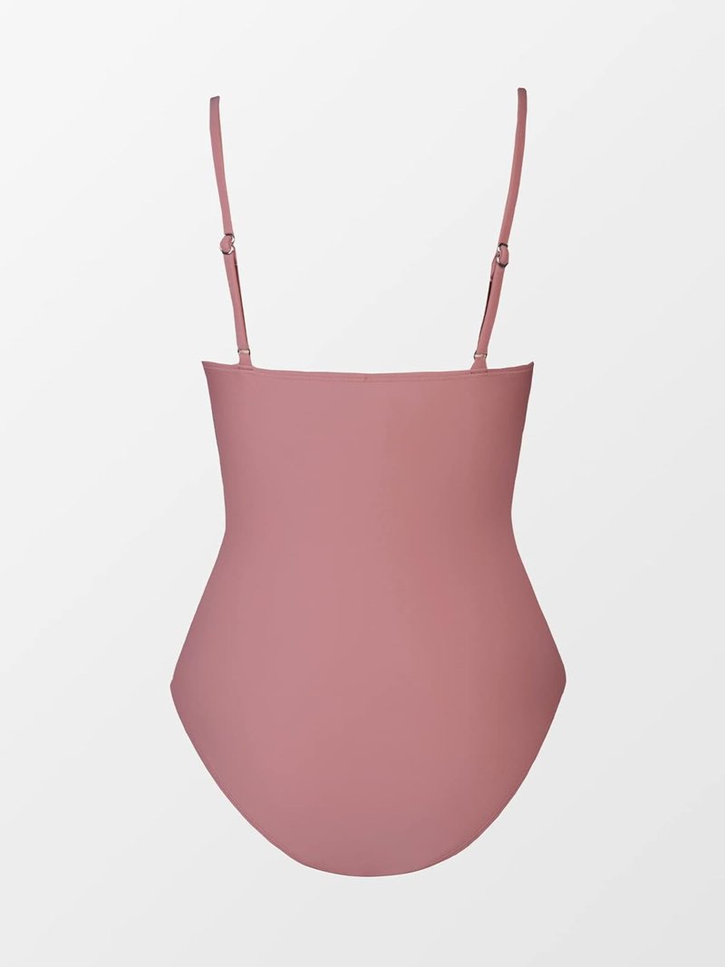 CUPSHE Women's One-Piece Swimsuit - Tummy Control V-Neck Bathing Suit for Flattering Fit