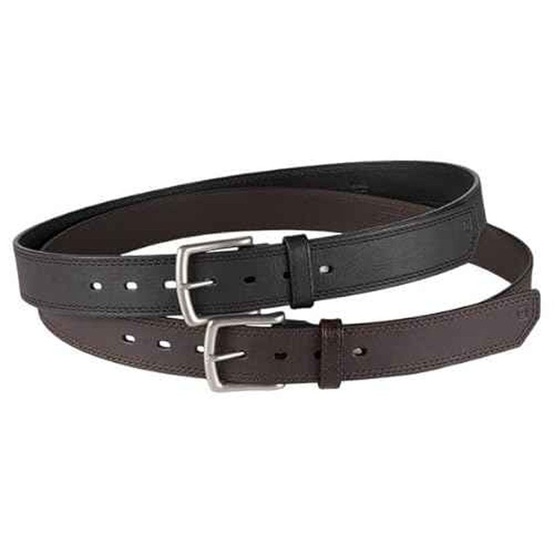 5.11 Tactical Men's 1.5-Inch Full Grain Matte Leather Arc Belt, Ergonomic Curve, Style 59493