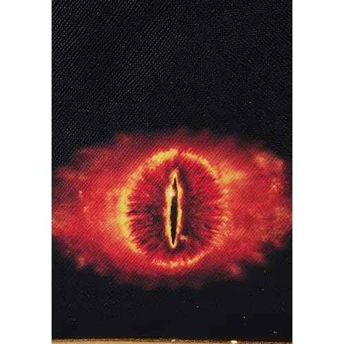 Loungefly WB Lord of The Rings The One Ring Mini Backpack | Red Map of Middle Earth Adult Fashion Bag Standard