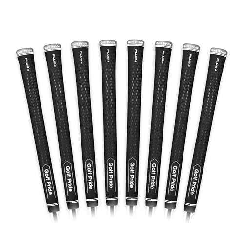 Golf Pride Tour Velvet Plus4 Golf Club Grip - Best All-Around Grip with Larger Lower Hand - Slip-Resistant Durable Rubber with Uniform Plus-Sign Texture
